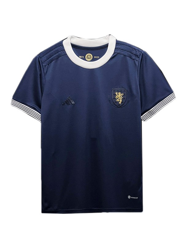 Scotland 150th anniversary edition jersey soccer uniform navy kit men's sportswear football tops sport shirt 2023-2024